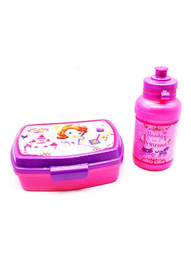 Sofia Lunch Box And Water Bottle For Kids