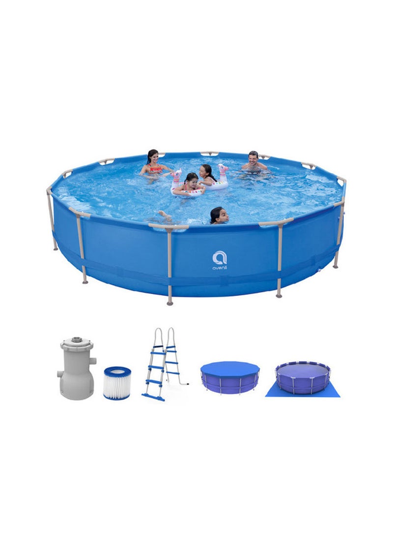 Jilong - Avenli Round Frame Pool Set 4.5X1.22meter - Image 1
