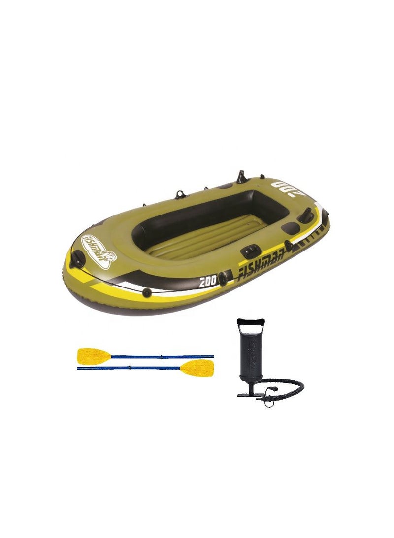 جيلونج مجموعة قوارب فيشمان 200 قابلة للنفخ 218x110x36سم - Image 1