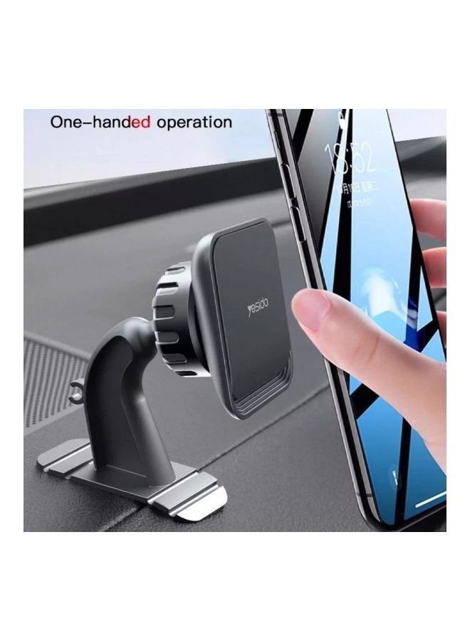 Yesido Magnetic Suction Car Holder Phone Bracket Black - Image 2
