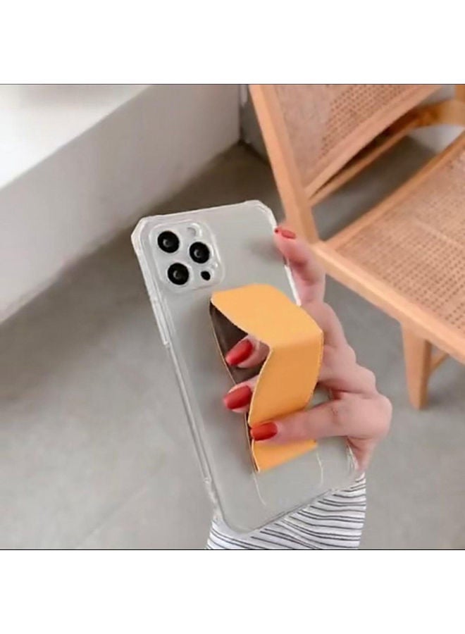 NAISU - Protective Grip Case Cover for Apple iPhone 11 Pro with 9D Screen Protector Clear/Red - Image 1