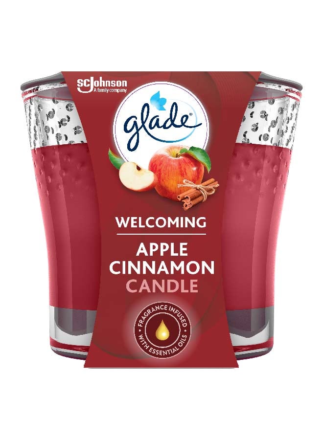 Glade - Scented Candle Cosy Apple And Cinnamon 3.4Oz - Image 1
