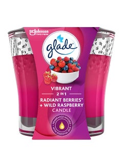Glade Scented Candle Radiant Fresh Berries 3.4Oz  - Image 1