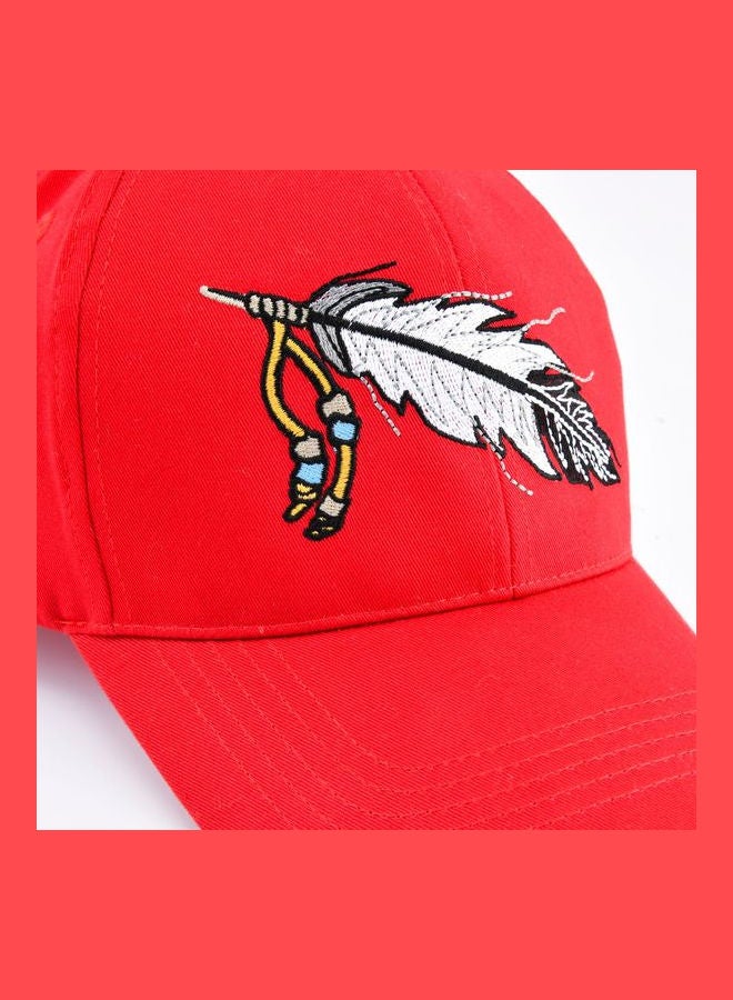 OFF LIMITS Fashionable Casual Cap Red  - Image 3