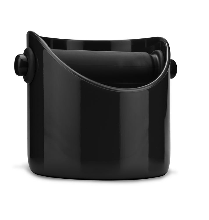Dreamfarm Dreamfarm Grindenstein Sturdy, Compact, Modern Espresso Coffee Grind Knock Box, Space-Saving Design for Easy Use and Cleanup, Durable, Coffee Knock Box for Home Baristas, Black Black 10.2x11cm  - Image 1
