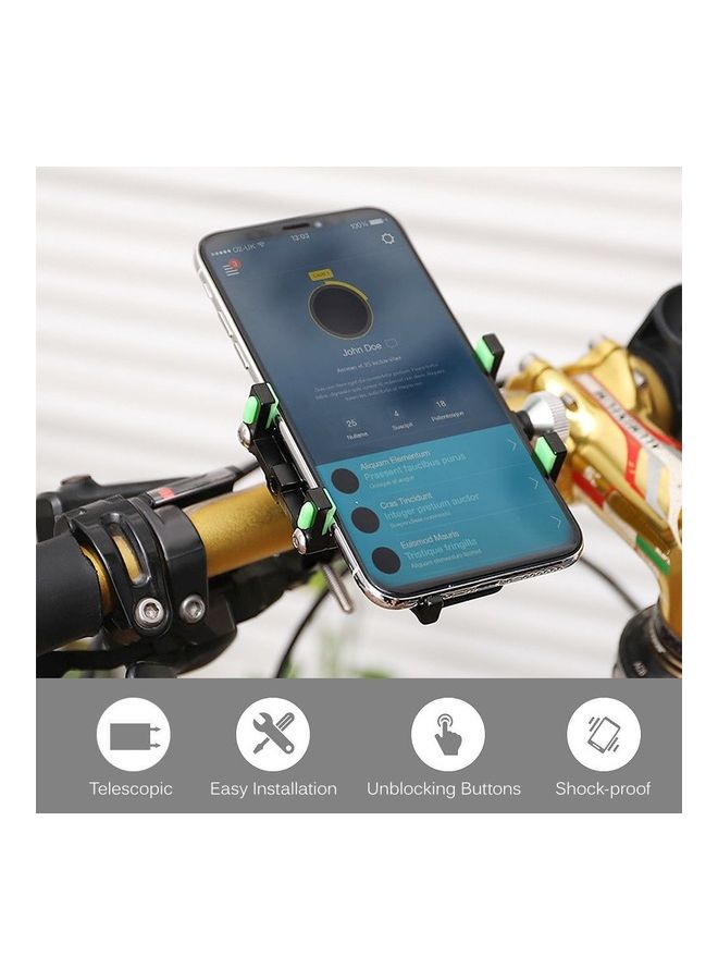 Generic Bicycle Adjustable Aluminum Alloy Mobile Phone Holder  - Image 5
