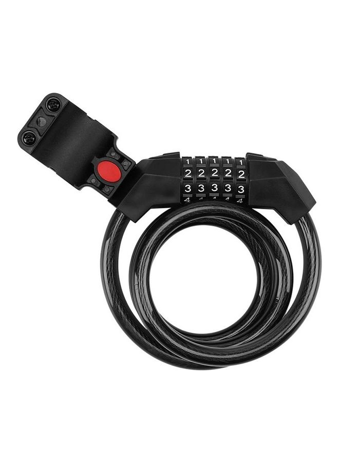 Generic Bicycle Five Digit Code Transparent Lock  - Image 1