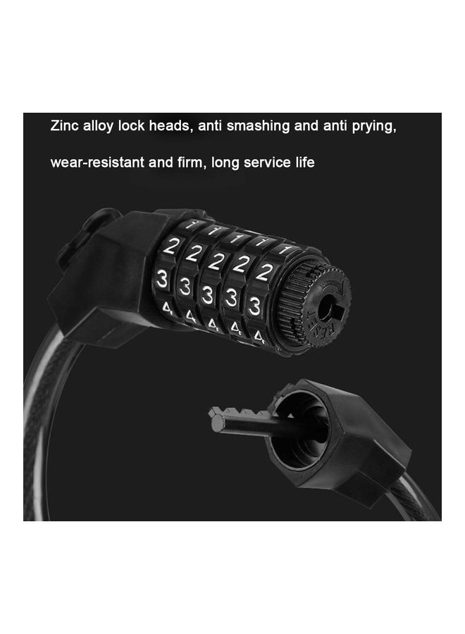 Generic Bicycle Five Digit Code Transparent Lock  - Image 4