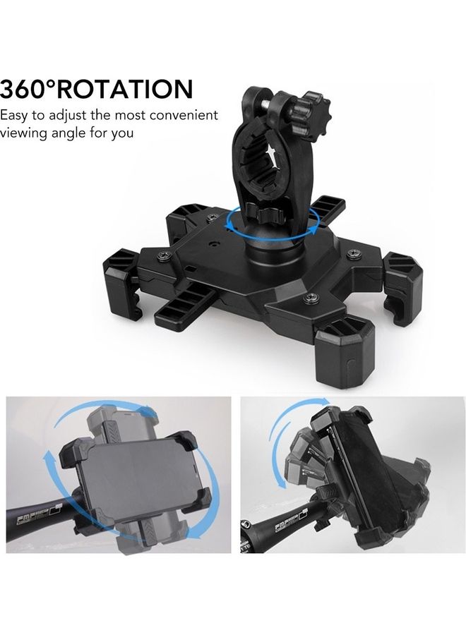 Generic - 360° Rotation Adjustable Motorcycle Mobile Phone Holder - Image 1