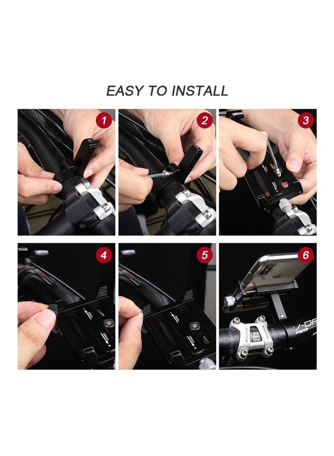 Generic Aluminum Alloy Bicycle Phone Mount Holder  - Image 2