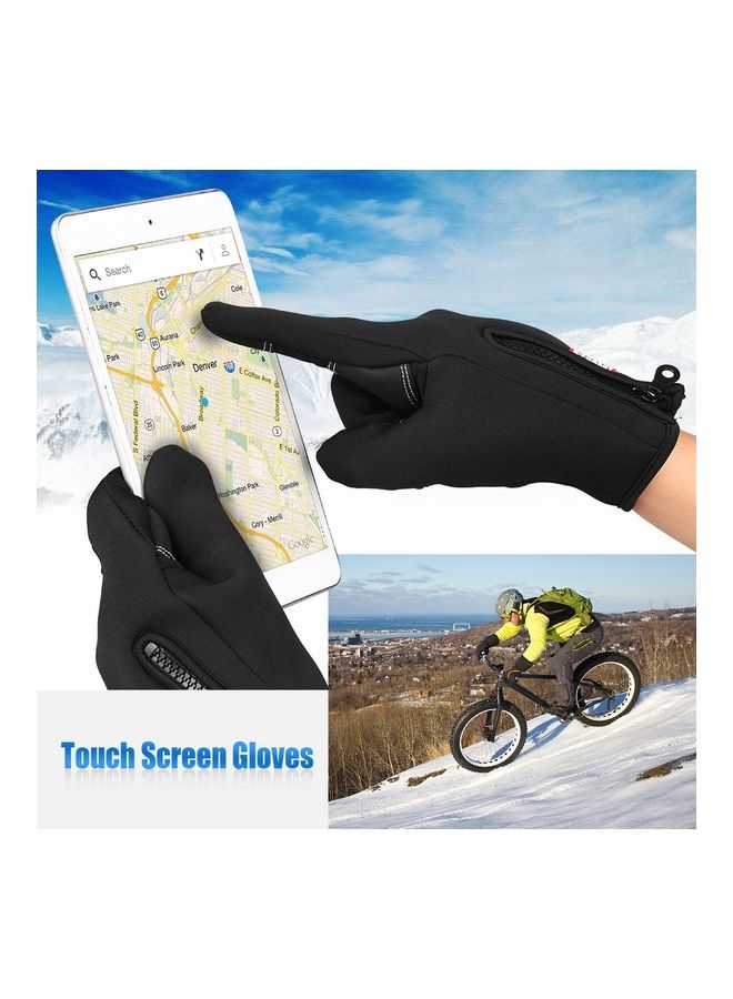 Generic Touch Screen Winter Leather Gloves  - Image 4