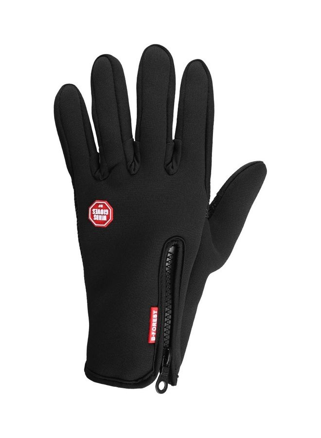 Generic Touch Screen Winter Leather Gloves  - Image 2