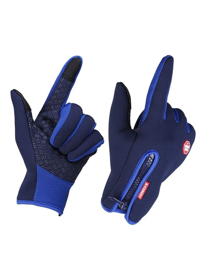Generic Touch Screen Winter Leather Gloves  - Image 3