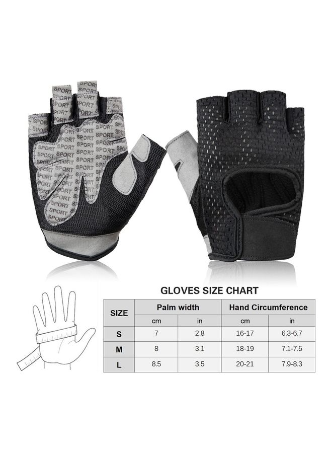 Generic Weight Lifting Half Finger Fitness Gloves - Image 2