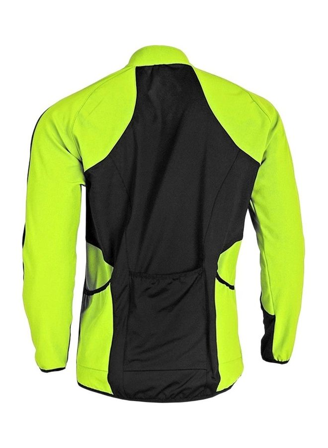 Generic Windproof Winter Thermal Polar Fleece Cycling Jacket  - Image 2