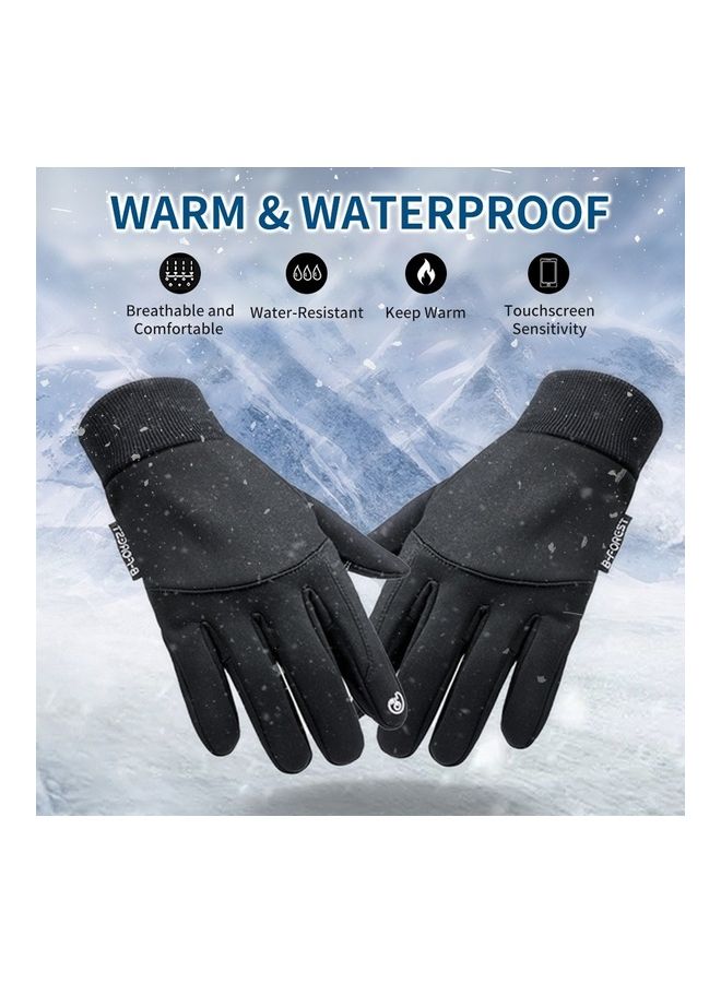 Generic Winter Warm Full Finger Touch Screen Gloves  - Image 5