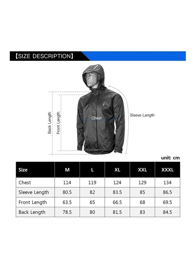 Generic Men Waterproof Cycling Jacket  - Image 4