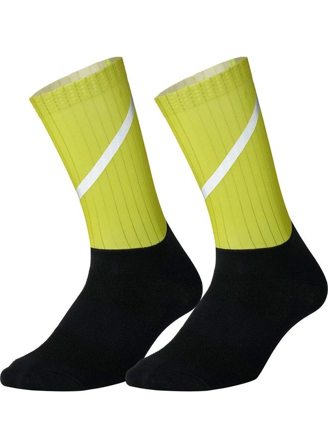 Generic - Striped Elastic Breathable Sports Socks - Image 1
