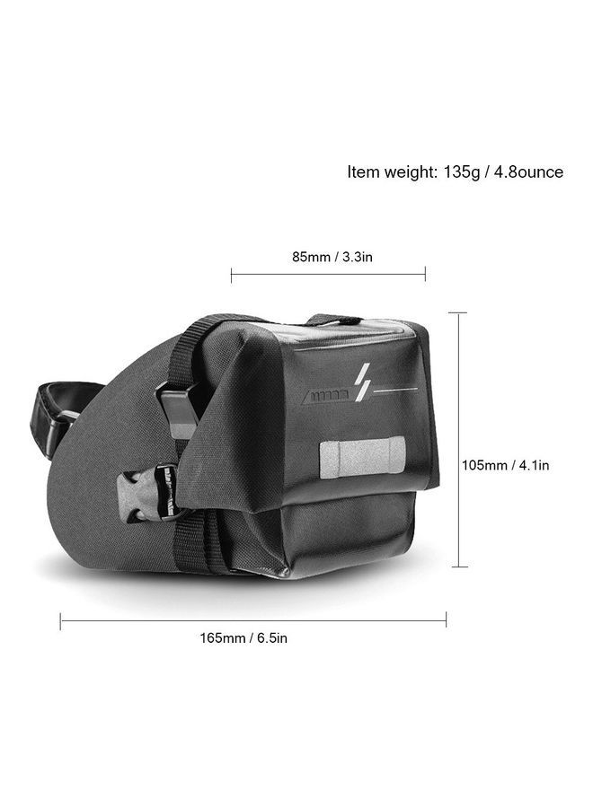 Generic Waterproof Bicycle Saddle Bag 18*12*12cm - Image 3