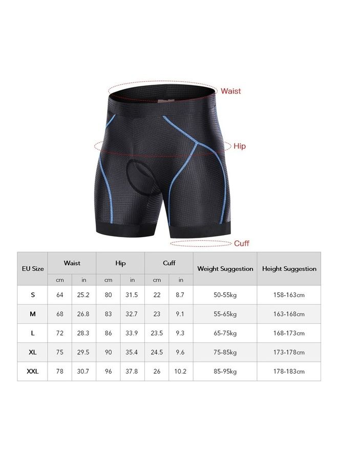 Generic - Underwear Bicycle Padding Riding Shorts - Image 1