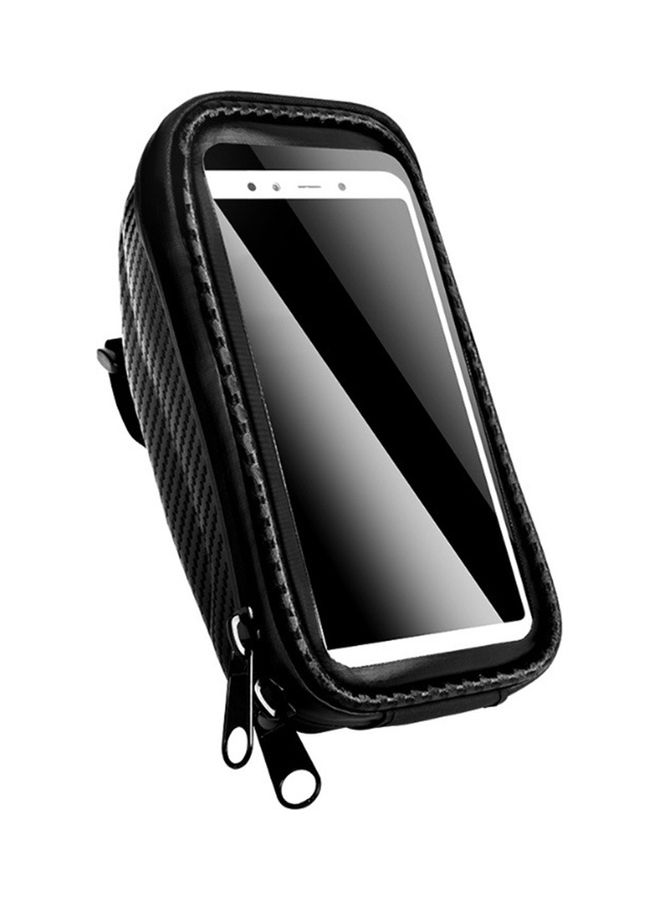 Generic Bicycle Frame Front Tube Bag With Touchscreen Phone Case  - Image 1