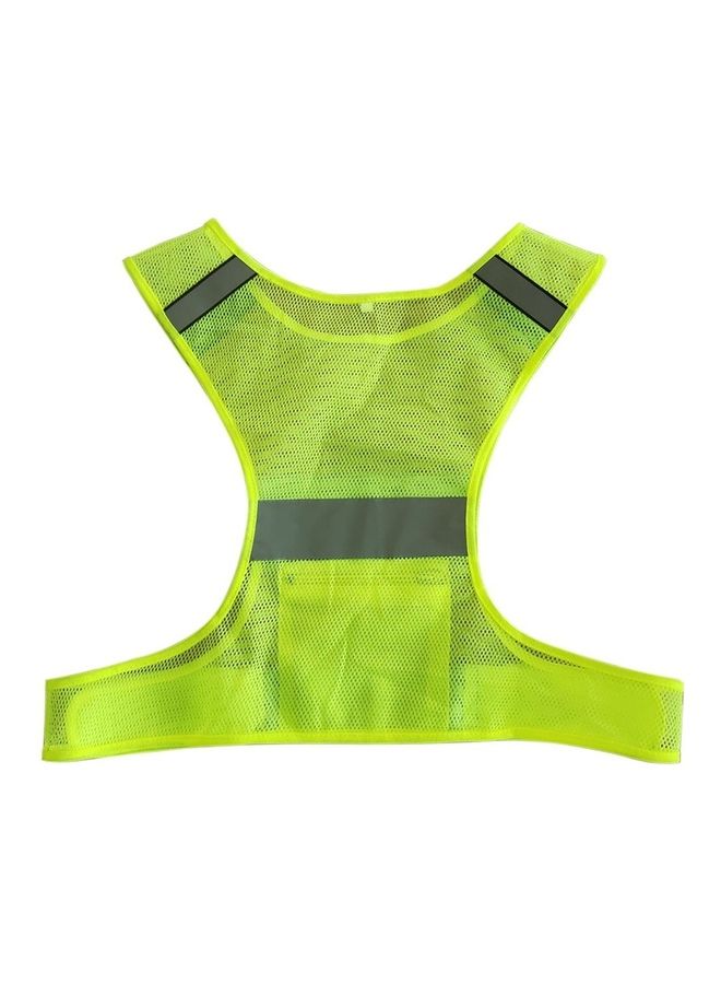 Generic High Visibility Reflective Vest with Wrist Arm Band  - Image 2
