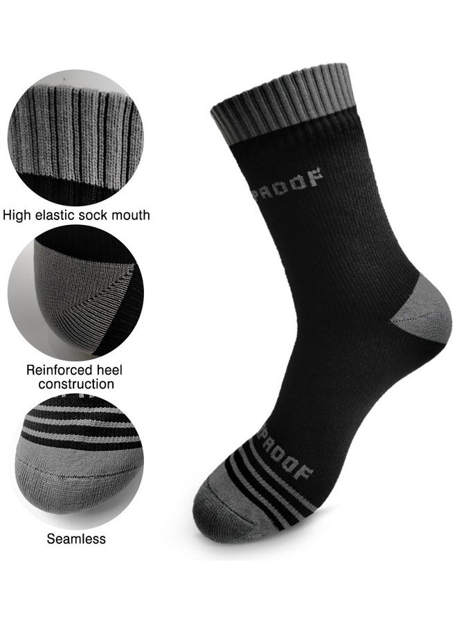 Generic Striped Elastic Breathable Sports Socks - Image 3