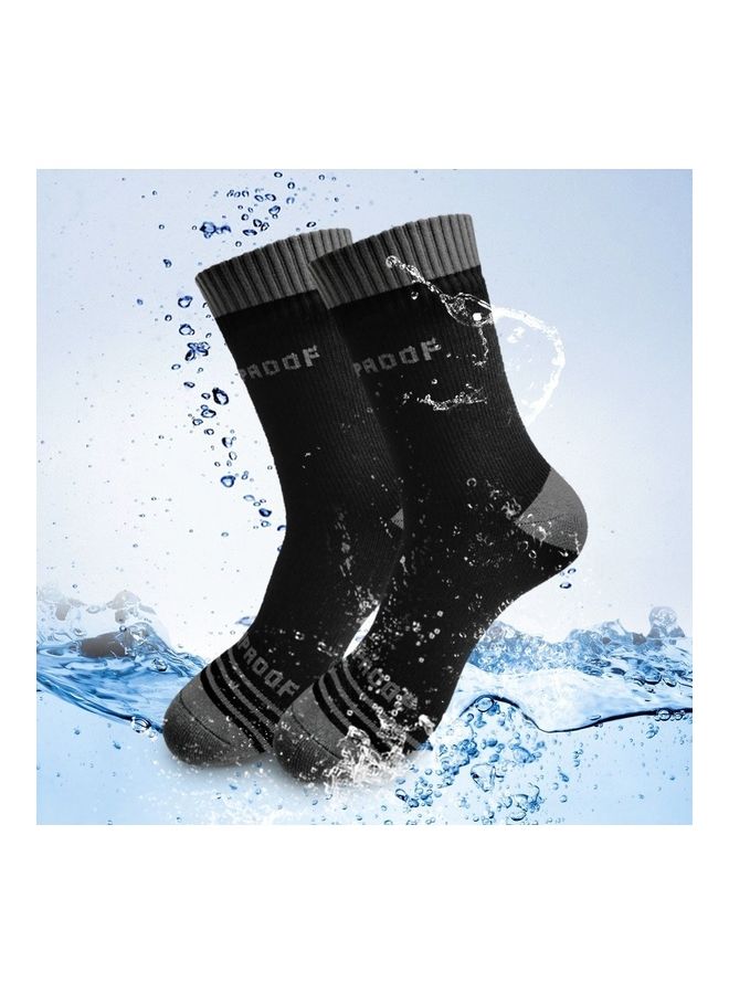 Generic Striped Elastic Breathable Sports Socks - Image 5