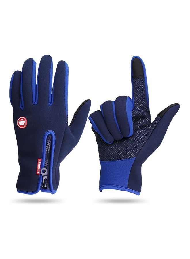 Generic Touch Screen Winter Leather Gloves  - Image 2