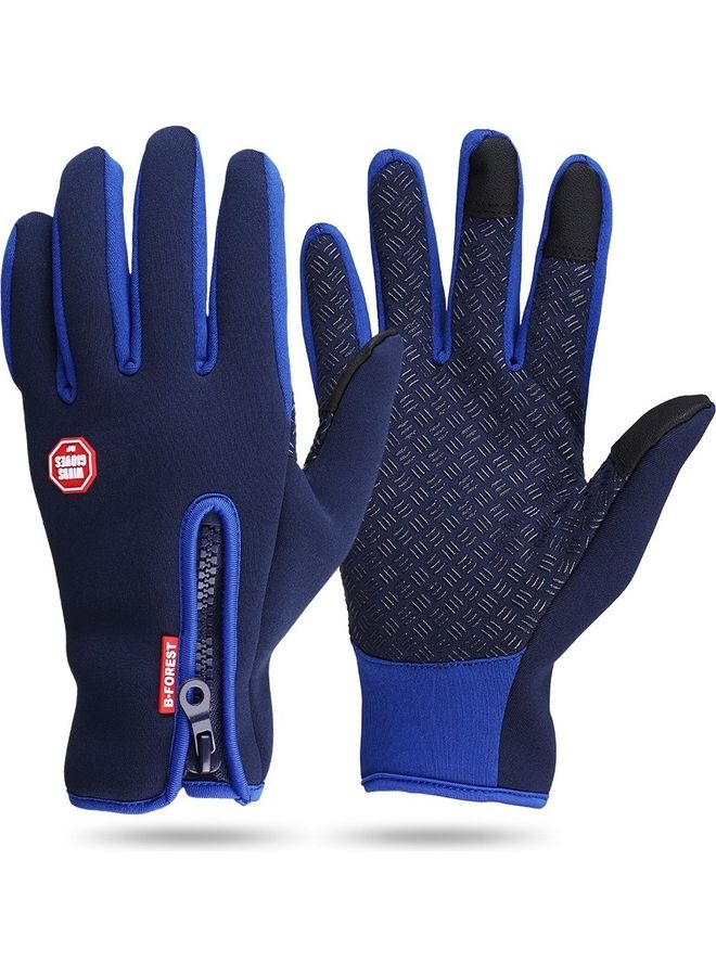 Generic Touch Screen Winter Leather Gloves  - Image 1