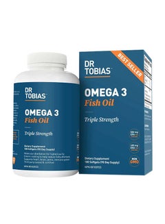 Dr. Tobias Omega 3 Fish Oil Triple Strength Capsules  - Image 1