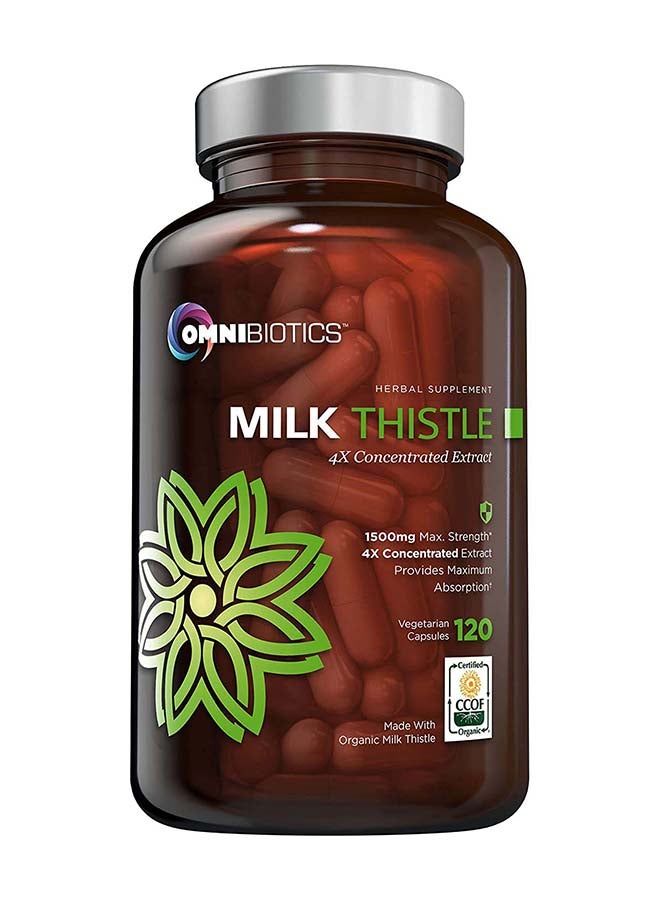 Organic Milk Thistle Capsules, 1500mg - v1626070292/N49016605A_1