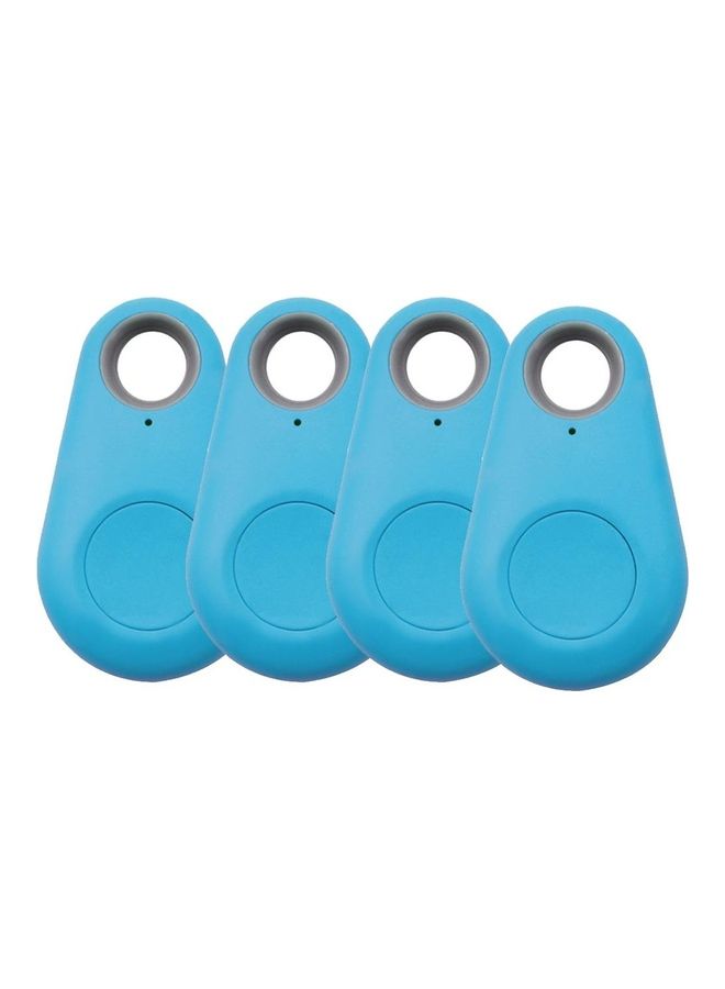 MARGOUN - 4-Pieces Mini Personal Smart Bluetooth Gps Tracker Kids Pet Dog Wallet keys Blue - Image 1