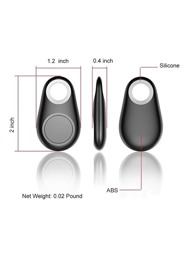 MARGOUN 2-Pack Smart Bluetooth Tracker Anti-Lost Tag GPS Locator Camera Remote Shutter Pink/Black - Image 2