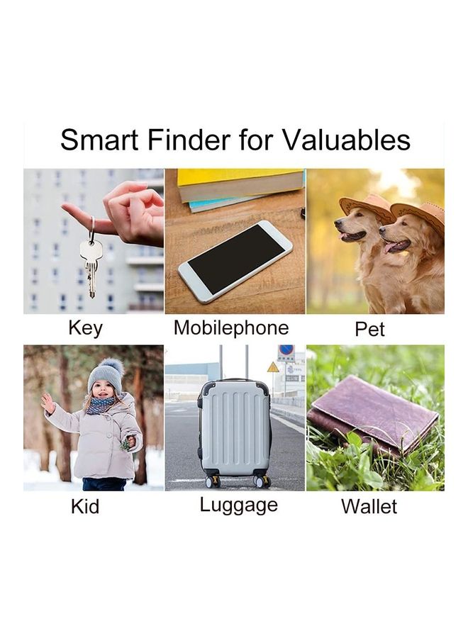 MARGOUN 2-Pack Smart Bluetooth Tracker Anti-Lost Tag GPS Locator Camera Remote Shutter Pink/Black - Image 3