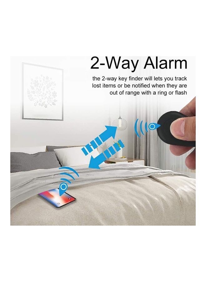 MARGOUN 2-Pack Smart Bluetooth Tracker Anti-Lost Tag GPS Locator Camera Remote Shutter Pink/Black - Image 4