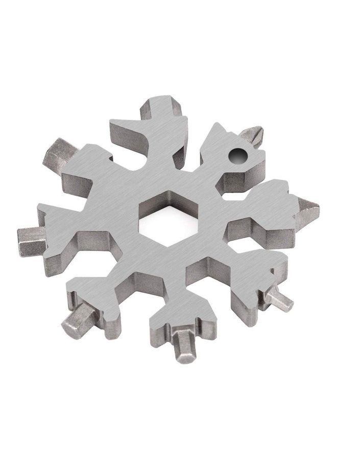19-In-1 Stainless Steel Snowflake Multi-Tool