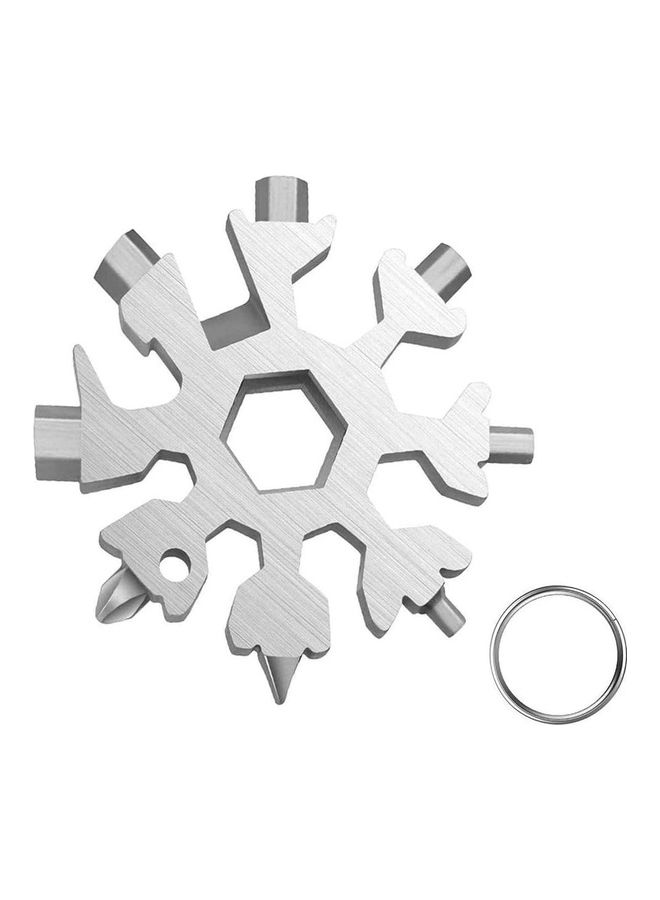 19-In-1 Stainless Steel Snowflake Multi-Tool