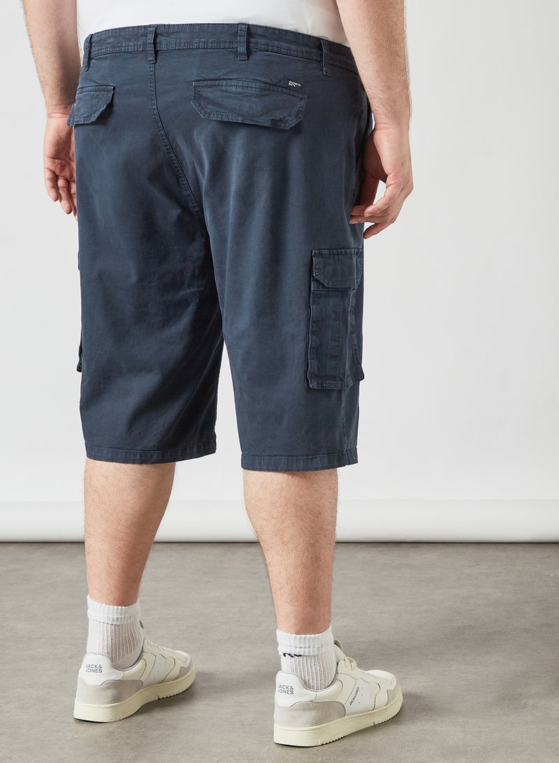 North 56°4 - Plus Size Cargo Shorts Navy Blue - Image 1