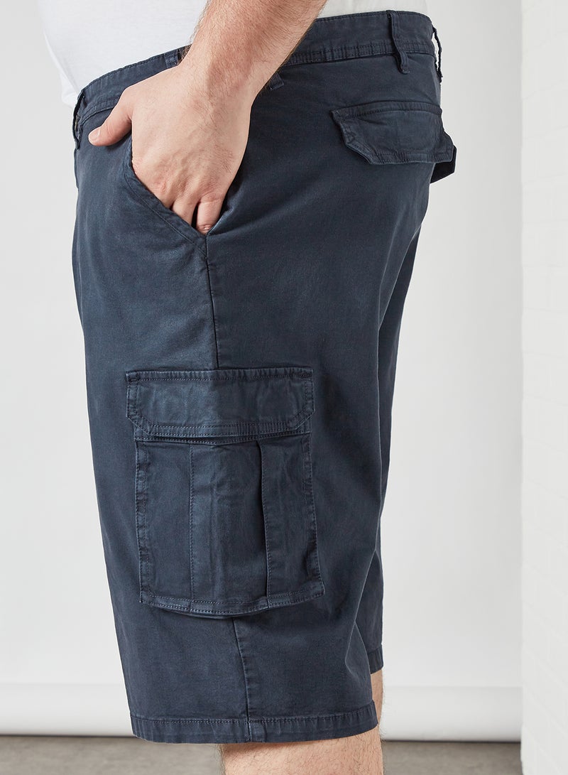 North 56°4 - Plus Size Cargo Shorts Navy Blue - Image 1