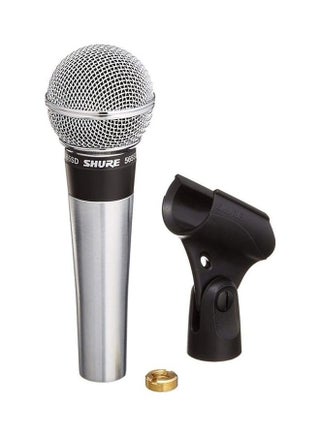 Classic Vocal Microphone Cardioid Pickup Pattern Studio Ready Pop Filter For Live Singing & Performance 565SD-LC Silver - v1626072155/N49048499A_1