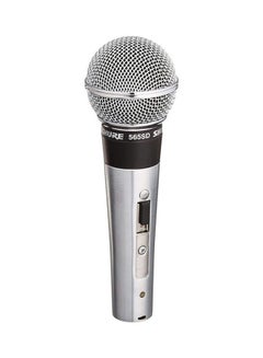 Shure Classic Vocal Microphone Cardioid Pickup Pattern Studio Ready Pop Filter For Live Singing & Performance 565SD-LC Silver  - Image 3