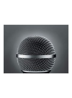 Shure Classic Vocal Microphone Cardioid Pickup Pattern Studio Ready Pop Filter For Live Singing & Performance 565SD-LC Silver  - Image 4