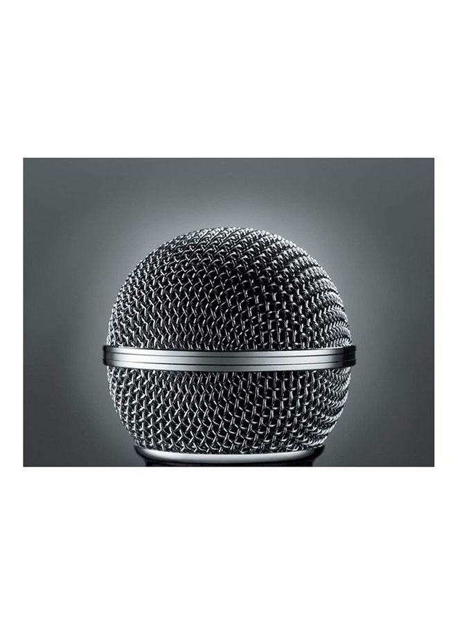 Shure Classic Vocal Microphone Cardioid Pickup Pattern Studio Ready Pop Filter For Live Singing & Performance 565SD-LC Silver  - Image 4