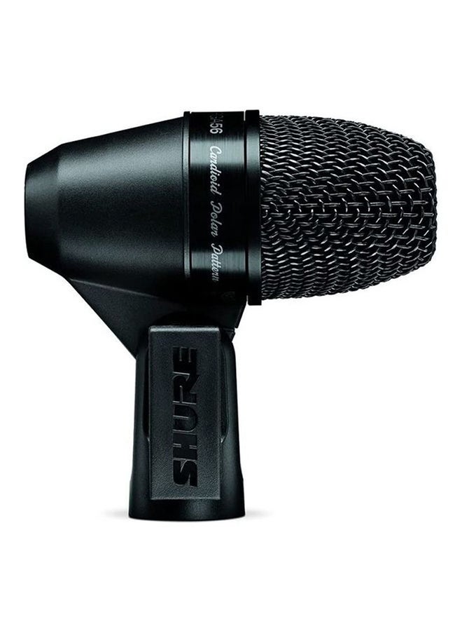 Shure Cardioid Dynamic Snare & Tom Microphone For Musical Instrument Performance Low Frequency Recording & Audio Clarity PGA56-XLR Black  - Image 2