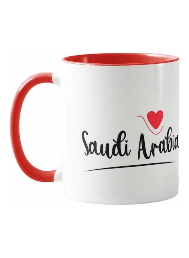 مج قهوة من السيراميك مزين بطبعة متعدد الألوان - Image 1