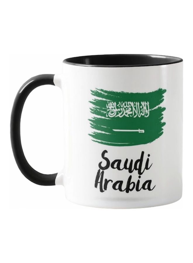 مج قهوة من السيراميك مزين بطبعة متعدد الألوان - Image 1