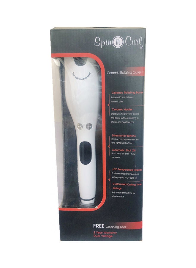 Generic Ceramic Rotating Curler White  - Image 3