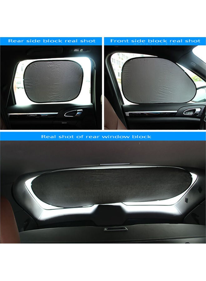Deo King 5-Piece Coated Car Windows Sunshade - Image 3