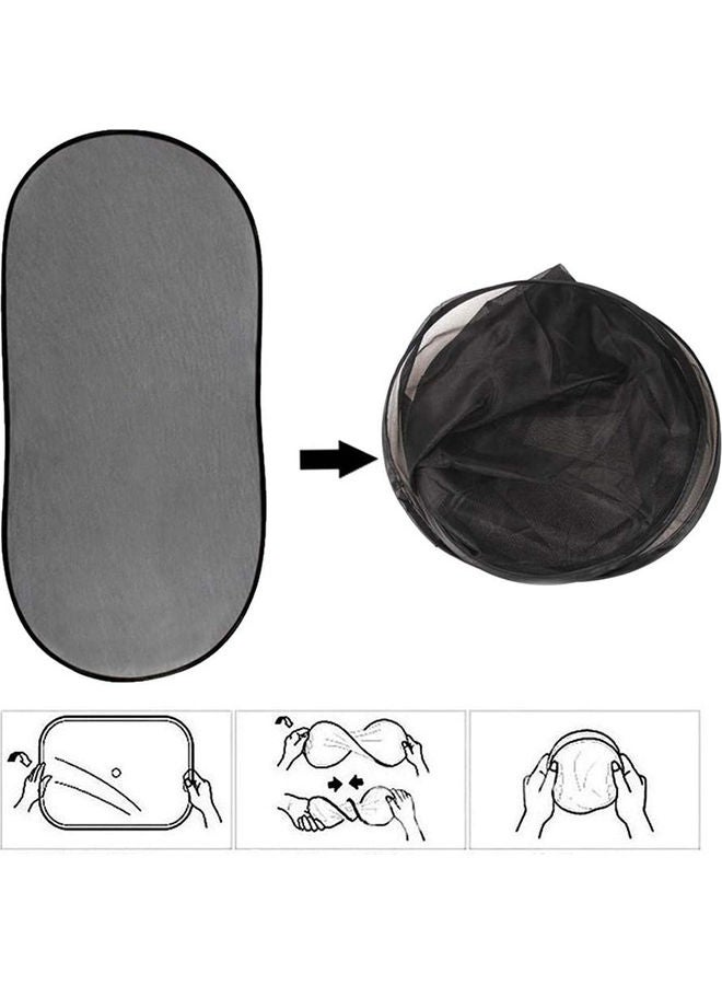 Deo King 5-Piece Coated Car Windows Sunshade - Image 5